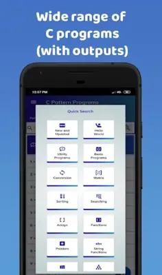 C Pattern Programs android App screenshot 3