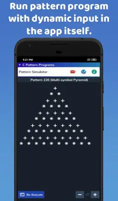 C Pattern Programs android App screenshot 4