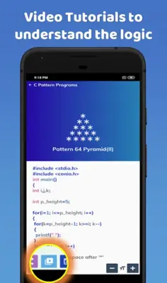 C Pattern Programs android App screenshot 5