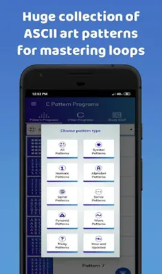 C Pattern Programs android App screenshot 6