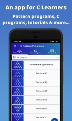 C Pattern Programs android App screenshot 7